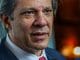 Fernando Haddad em entrevista coletiva, discutindo reunião virtual com o governador Eduardo Leite, do Rio Grande do Sul.