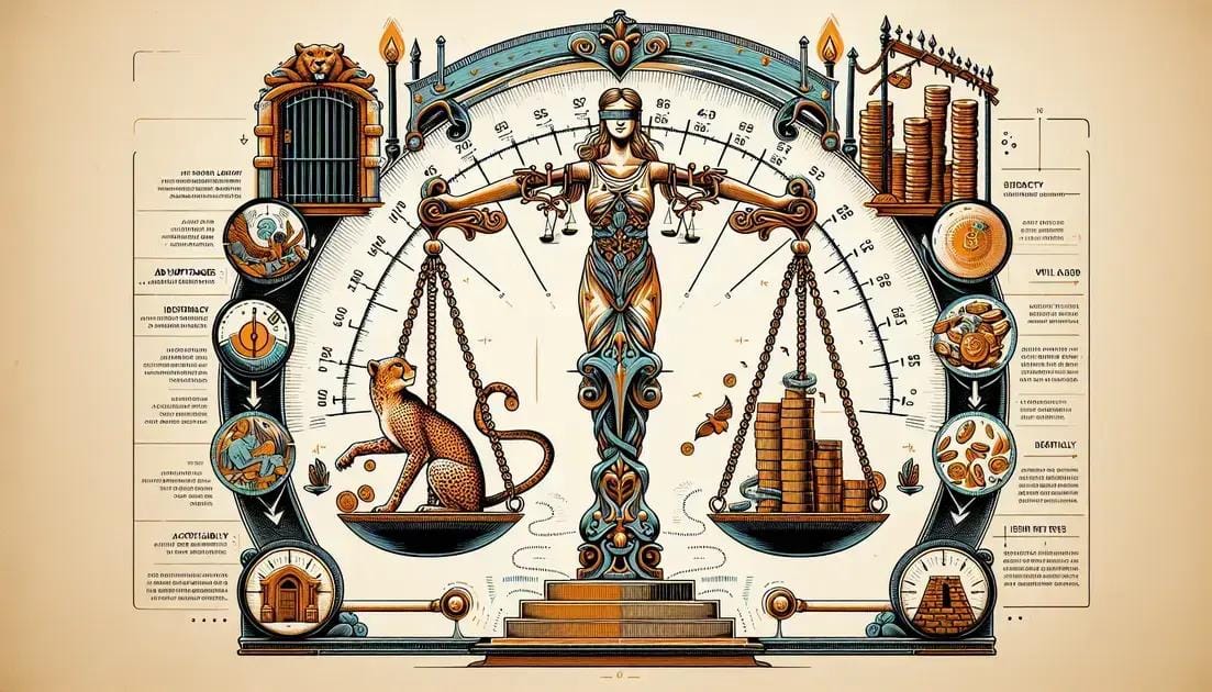 Vantagens e desvantagens de diferentes opções